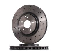 2x BREMBO 09.A448.21 Disco freno Anteriore adatto per MERCEDES-BENZ CLK (C209)