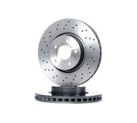 2x BREMBO 09.A621.31 Disco freno Anteriore 322mm