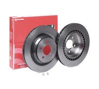 2x BREMBO 09.A818.11 Disco freno Posteriore adatto per MERCEDES-BENZ SL (R230)