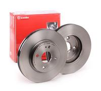 2x BREMBO 09.A968.11 Disco freno Anteriore per MAZDA 2 Schrägheck (DE, DH3)