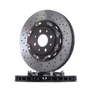 Disco freno BREMBO 09B08513 anteriore, ventilato, perforato, 1 Pezzo