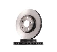 2x BREMBO 09.B344.41 Disco freno Anteriore adatto per MERCEDES-BENZ GLA (X156)