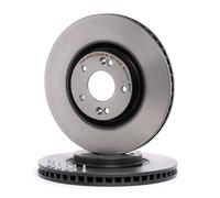 2x BREMBO 09.C245.11 Disco freno Anteriore per HYUNDAI ix35 (LM, EL, ELH) 320mm