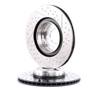 2x BREMBO 09.C400.13 Disco freno Posteriore per BMW 1 Schrägheck (F20) 345mm