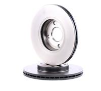 2x BREMBO 09.C422.11 Disco freno Anteriore per FORD B-MAX (JK) Fiesta Mk6 Van