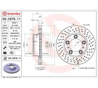 BREMBO Discofreno 09C87911