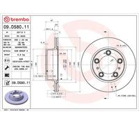 2x BREMBO 09.D580.11 Disco freno per PORSCHE BOXSTER (986) 292mm
