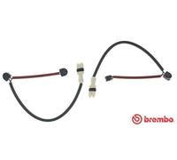2x BREMBO A 00 406 Sensore di usura delle pastiglie freni Anteriore