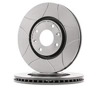 Brembo Max 09.8760.75 - Disco Freno Baffato (Set di 2) - Anteriore