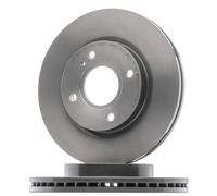 2x BREMBO Disco freno Anteriore Ø258mm Altezza: 44mm Spessore: 23mm ventilazione interna 09.A968.24 Compatibilità con FORD Fiesta Mk6 Hatchback JA8, JR8 K Hatchback UK, FK Fiesta Mk6 Van