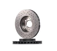 2x BREMBO Disco freno Anteriore Ø295mm Altezza: 51mm Spessore: 28mm perforato/ventilazione interna 09.B344.4X Compatibilità con MERCEDES-BENZ W176 W246, W242 GLA X156 CLA Coupé C117
