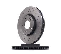2x BREMBO Disco freno Anteriore Ø300mm Altezza: 47mm Spessore: 28mm perforato/ventilazione interna 09.A532.2X