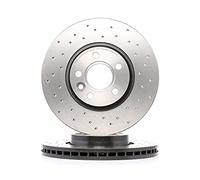 2x BREMBO Disco freno Anteriore Ø300mm Altezza: 52mm Spessore: 28mm perforato/ventilazione interna 09.A427.1X