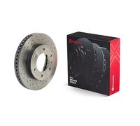 Brembo Dischi freno 09.C424.1X perforati ventilazione interna Ø302 2 pezzi per Ford Ranger