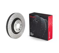 2x BREMBO Disco freno Anteriore Ø345mm Altezza: 52mm Spessore: 30mm perforato/ventilazione interna 09.B970.1X Compatibilità con AUDI Q5 8RB A4 Avant 8K5, B8 A4 Sedan 8K2, B8 A5 Coupe 8T3