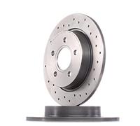 2x BREMBO Disco freno Posteriore Ø271mm Altezza: 41mm Spessore: 11mm pieno forato 08.A725.1X Compatibilità con FORD FOCUS III FOCUS III Turnier FOCUS III Tre volumi FOCUS III Cassone/coda spiovente