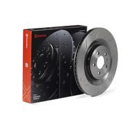 2x BREMBO Disco Freno Ventilato Slottato Ø356mm per Audi A6 Avant 4G5 C7 4GD