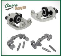 2X BREMSSATTEL + SATTELHALTER PER BMW 3ER E30 POSTERIORE KIT