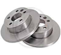 2x Bremsscheibe A.B.S. 16082 260x16 Voll 5 fori VW