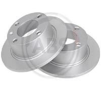 2x Bremsscheibe A.B.S. 16187 ABS per Citroën, 224 mm, 9 mm, piena, 4 fori