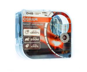 2x Bruciatore Xenon D4S Faro Lampada HID 4400K 35W 12V Night Breaker E-Test