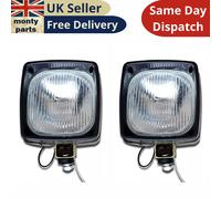 2X Bull Bar Griglia Tetto Fari Antinebbia 55W 12-24V Auto Furgone SUV 4X4