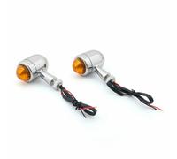 2x Bullet Piccolo Heavy Duty Motociclo Indicatori Direziones Lampeggiatore Nero