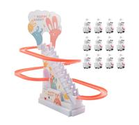 2X(Bunny Climbing Stairs Track Automatic Slide Macey Bunny Climbing Stairs 2269
