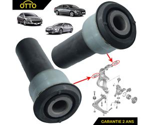 2X Bussola Silentblock Articolazione Braccio Superiore Fuso Pivot per C5 C6 407