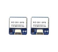2X BZGNSS BZ-251 GPS Dual Protocol per il Controllo del Volo FPV Parti di Droni di Soccorso Fuori Controllo Ad Ala Fissa