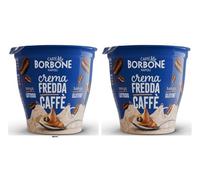 2X Caffè Borbone Crema Fredda Caffè, Dessert al Caffè UHT, Senza Lattosio e Glutine, 125 g,+ portachiavi Italy shop service