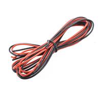 2x Calibro 16 AWG gomma siliconica cavo flessibile Rosso Nero