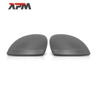 2x Calotta Specchio Sinistra Destra Grigio Con Lampenloch per VW Tiguan Allspace