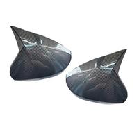 2X Calotte Copri Specchietti Laterali Per Accent Per Solaris I 2012-2017 / 1a Generazione 2010-2014 Specchietto Retrovisore Aggiuntivo(Carbon with light)