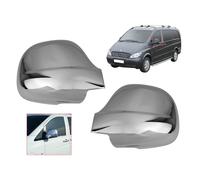 2x Calotte specchietti cromate adatte per Mercedes Vito W639 03-09