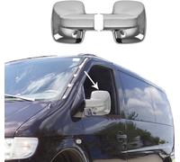 2x Calotte specchietti cromate in acciaio inossidabile per Mercedes Vito W638