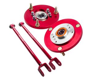 2x Camber Control Arms + 2x Front Camber Plate For BMW 3er E36
