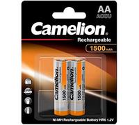 2x Camelion Batterie Ricaricabili AA NiMH 1500mAh 1.2V HR6
