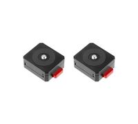 2X Camera Quick Release V Mount Lock QR System 1/4 per Treppiede Monopiede Slider DSLR Video Gimbal per Ronin S SC Zhiyun Crane