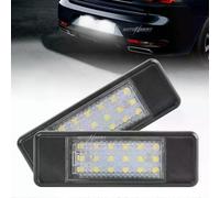 2x Canbus LED Luce Targa Xenon Bianca Lampada Auto per Citroen C2 C3 C4 C5 C6 C8 per Peugeot