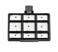 2X Cap Top for testina di stampa for stampante a solvente MUTOH 1624 1204 1604 900C Stazione di tappatura della testina di stampa distintivo(4pcs Water Base)