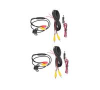 2X Car Rear Camera Backup Rearview Retromarcia Telecamera Design Farfalla Lato Anteriore Telecamera Posteriore per Auto