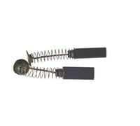 2X Carboncini Motore 4X5X15Mm Con Cavo Molla Piatto Ad Esempio Bosch Trapano