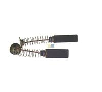 2x Carbone Motorkohlen 4x5x15mm con Cavo Molla Placca Universale P. Es. Bosch
