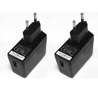 2X Carica Batterie per HUAWEI 1Ampere di Potenza USB Travel charger 550MaH HW-050055E 050055E1W per G750 G6 G7 G8 GX-8 P6 P7 P8 P9 P10 Lite PRO PLUS Nero