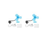 2X Caricabatterie per Telefono di Emergenza con Alternatore Motore Generatore Eolico Portatile USB 5W per Regalo Esterno