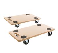 2x Carrello su Rotelle Carrello Per Mobili Piattaforma Mobile Carrello Per Trasp