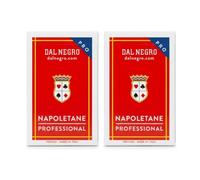 2x Carte napoletane professional Dal Negro Plastificate | plastica