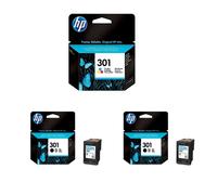2x CARTUCCE HP 301 ORIG. NERO - 1x CARTUCCIA HP 301 ORIG. COLORE PER HP