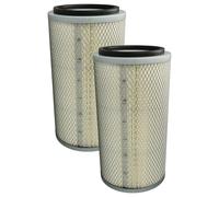 2x Cartuccia filtrante con cestello a rete per Lincos LN-SBC350 sabbiatrice
